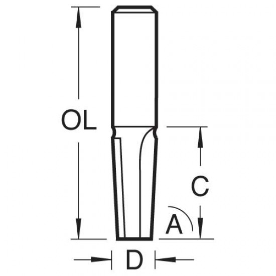 10/25X1/2TC Tapered cutter
