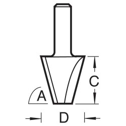 11/17X1/4TC Bevel cutter