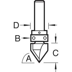 11/40X1/4TC Panel mould cutter