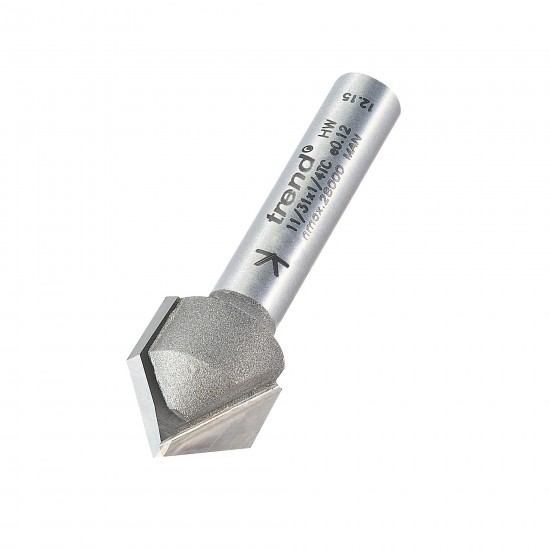 11/31X1/4TC Chamfer V groove cutter 45 degrees