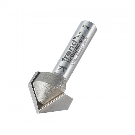 11/32X1/4TC Chamfer V groove cutter 45 degrees