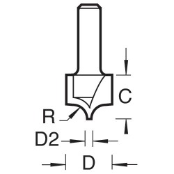 11/50X1/4TC Panel mould cutter