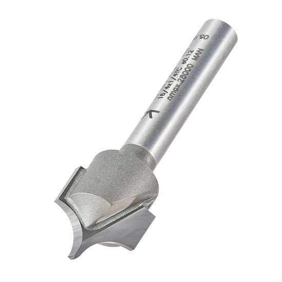 16/4X1/4TC Ovolo panel veining cutter 7.5mm radius