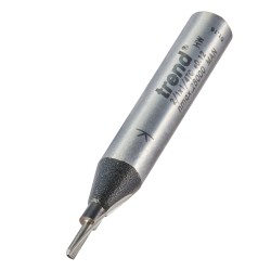 2/1X1/4TC Single flute cutter 1.6mm diameter