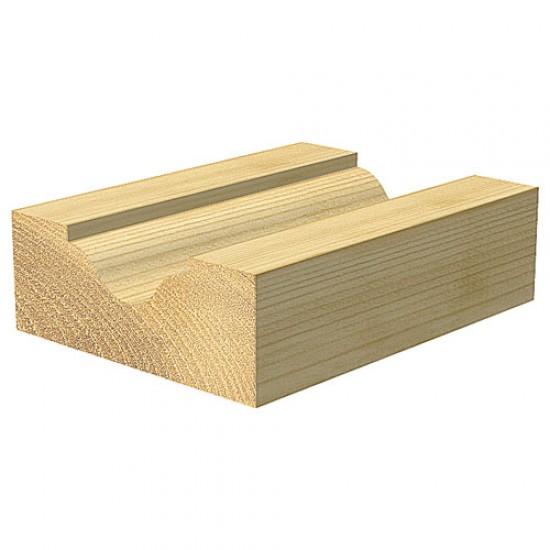 22/03X1/2TC Flat ogee cutter