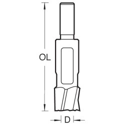 2214/112WS Plug maker match 1 1/2 inch diameter