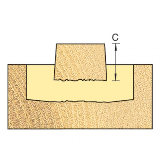 24/1X1/2TC Tapered plug 1/2 inch diameter