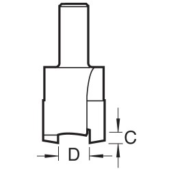 24/1X1/2TC Tapered plug 1/2 inch diameter