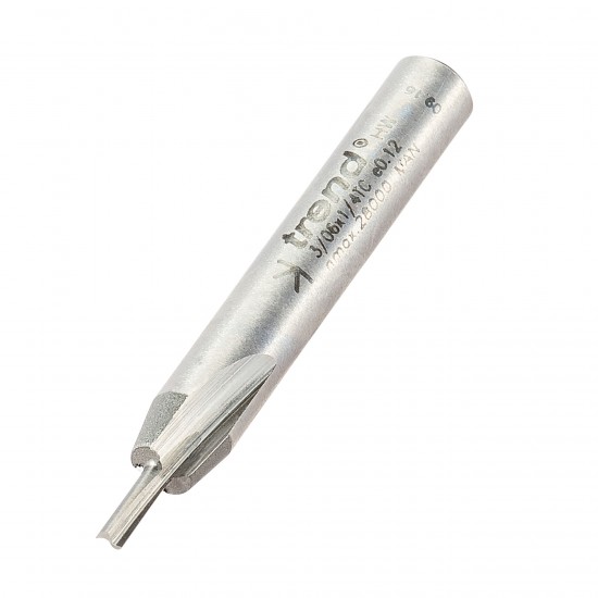 3/06X1/4TC Two Flute Cutter 2mm Diameter