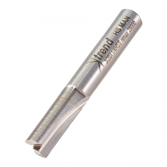 3/20X1/4HSS Two flute cutter 6.3mm diameter
