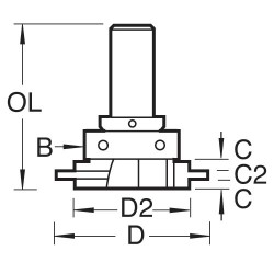 332X1/2TC Smokeseal Recesser