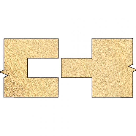 C158X1/4TC Tongue and groover set 41mm diameter