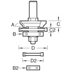 C255X1/2TC Matchlining set