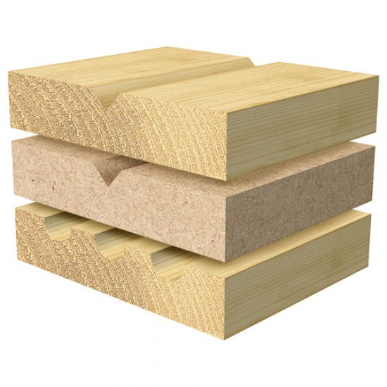 34/220TC Groover 6mm kerf 1/4 inch bore