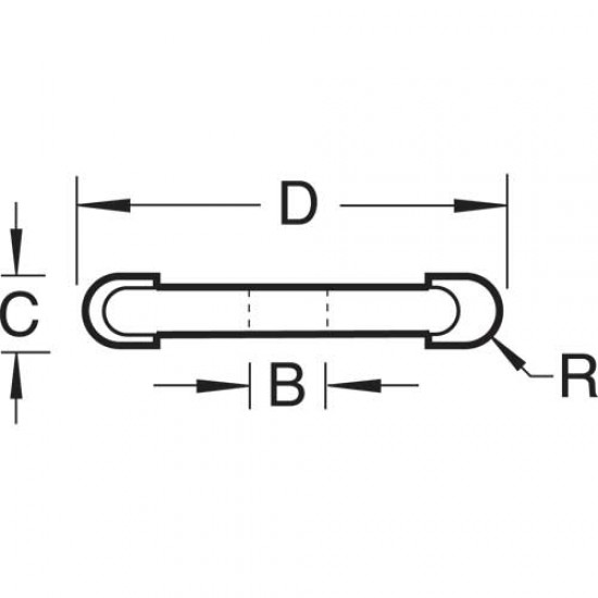 34/220TC Groover 6mm kerf 1/4 inch bore