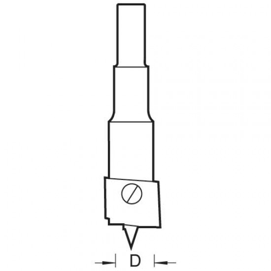 349WS Adjustable light duty machine bit 15mm to 45mm