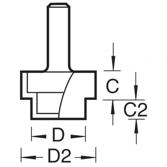 36/10X1/4TC 13mm Rebater