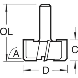 37/1X1/4TC Trimmer 25mm diameter 12mm length