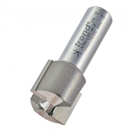 4/60X1/2TC Two flute cutter 22mm diameter