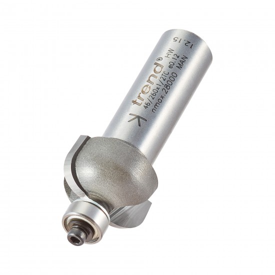 46/260X1/2TC Bearing guided cove cutter 6.3mm radius