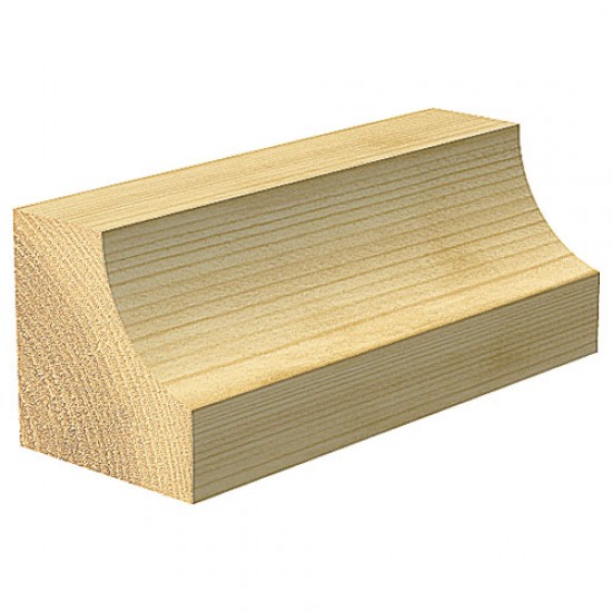 46/260X1/2TC Bearing guided cove cutter 6.3mm radius