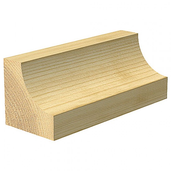 46/260X1/2TC Bearing guided cove cutter 6.3mm radius