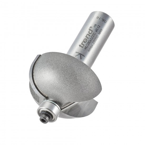 46/280X1/2TC Bearing guided cove cutter 12.7mm radius