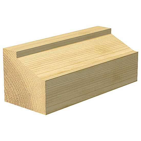 46/34X1/2TC Bearing guided bevel cutter 25 degrees