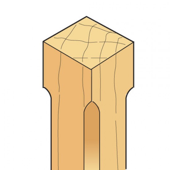 C138AX1/4TC Self guided chamfer 60 degrees x 20.6mm cut
