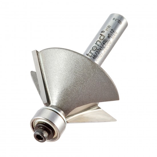 46/37X1/4TC Bearing guided chamfer cutter 45 degrees