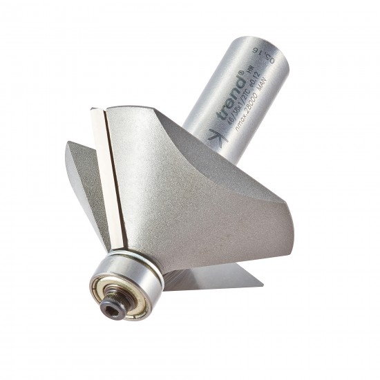 46/38X1/2TC Bearing guided chamfer cutter 45 degrees