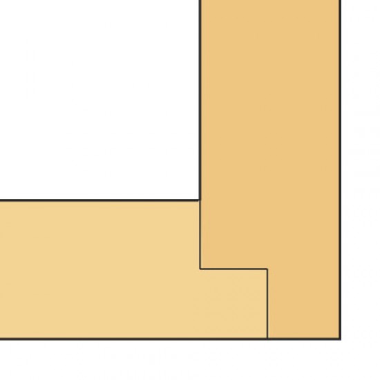 C040X1/4TC Self guided rebater 35mm diameter x 12.7mm cut