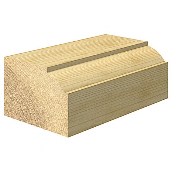 C112X1/4TC Flat ovolo 12mm radius x 11mm cut