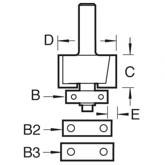 46/44X1/4TC 24mm Rebater