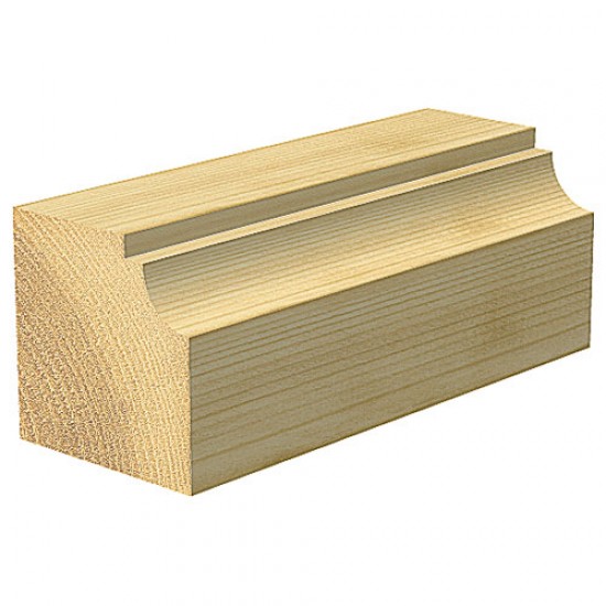 46/50X1/4TC Bearing guided cavetto cutter