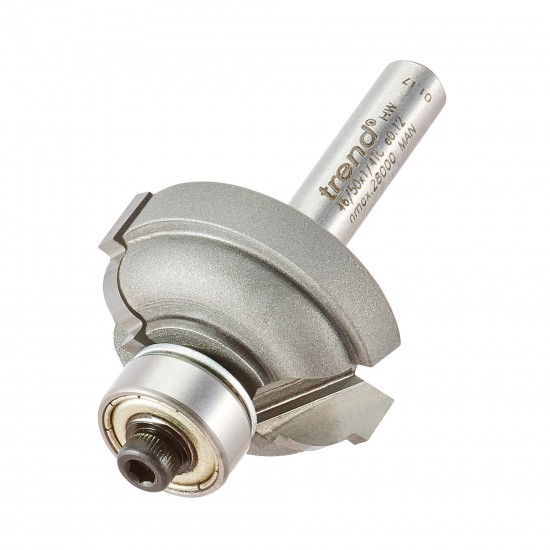 46/50X1/4TC Bearing guided cavetto cutter