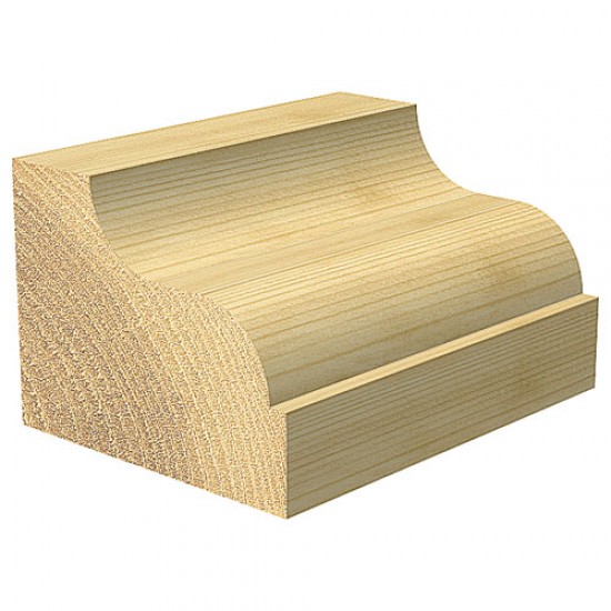 46/66X1/4TC Bearing guided ogee cutter