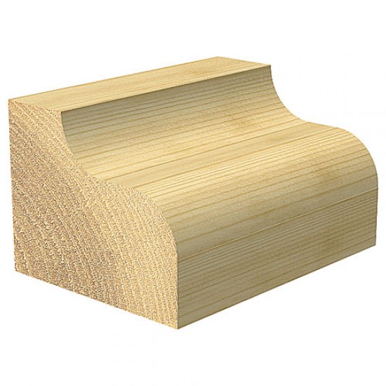 46/66X1/4TC Bearing guided ogee cutter