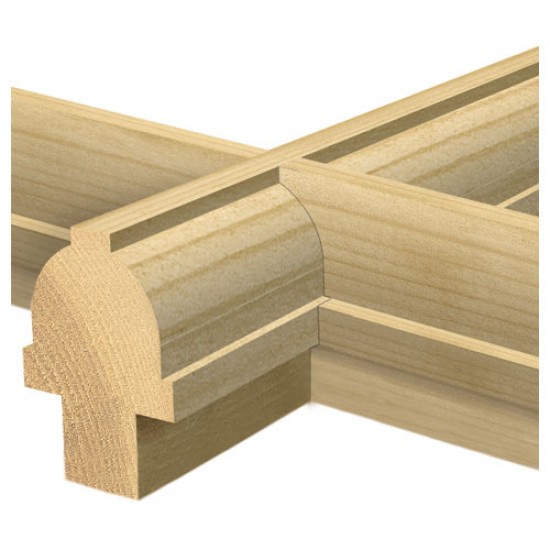 7/50X1/4TC Sash bar ovolo joint cutter 10mm radius