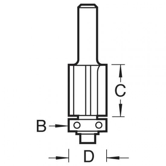 46/80X1/4TC Trimming cutter 12.7mm diameter