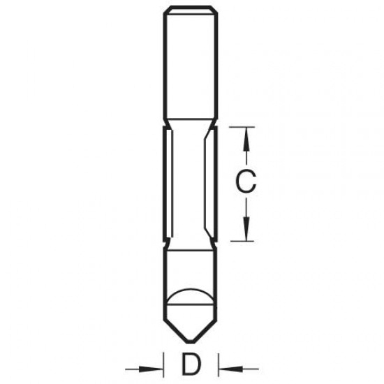 47/40X1/2TC Pierce and trim cutter