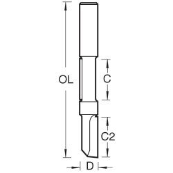 47/42X1/2TC Pierce and trim cutter