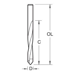 501/1132HSS Twist drill 11/32 diameter