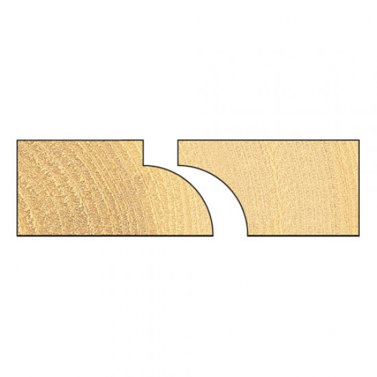 6/5X1/4TC Sash bar ovolo cutter 10mm radius