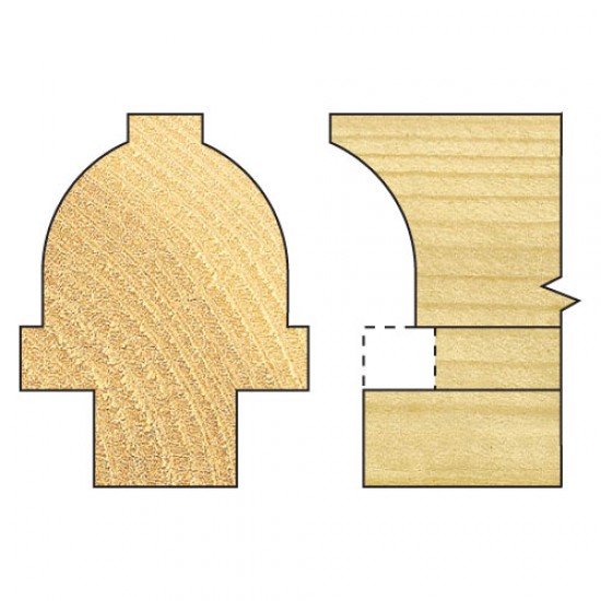 6/50X1/4TC Sash bar ovolo joint cutter 10mm radius