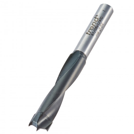 61/08X1/4TC Dowel drill 8mm diameter