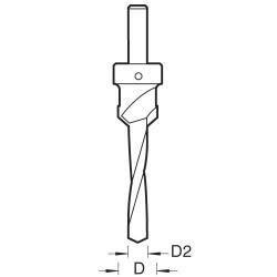 6200/10HSS Drill countersink 5/8 inch diameter