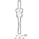 6200/4TC Adjustable countersink 1/2 inch diameter