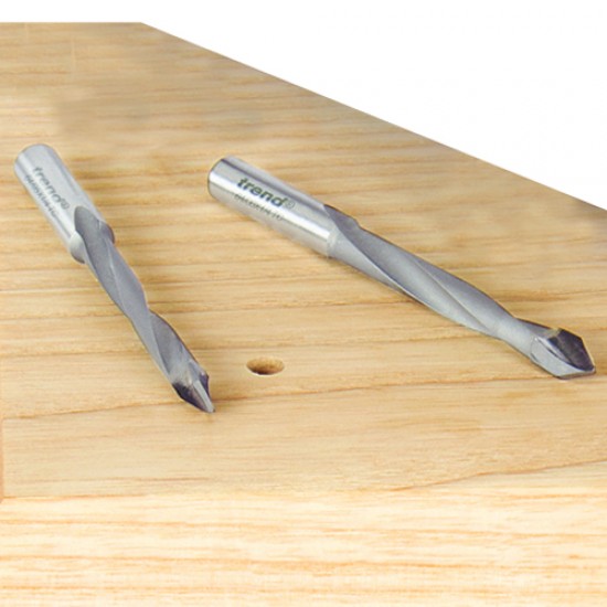 64/05X1/4TC Through hole drill 5mm dia x 37mm flute