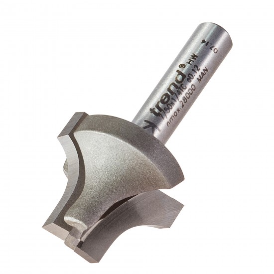 7/50X1/4TC Sash bar ovolo joint cutter 10mm radius